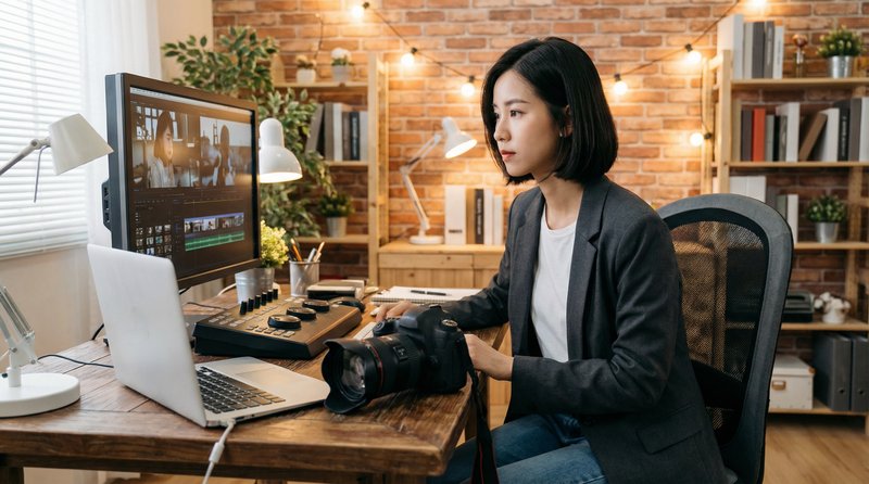 榴莲视频幕后视频：视频剪辑工作室日常